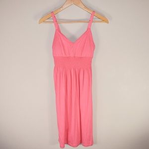 CORAL/PINK SUMMER MIDI DRESS